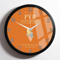 Thumbnail for Aeropuerto Internacional Licenciado Gustavo Diaz Ordaz PVR  Puerto Vallarta Wall-Clock Framed - Orange