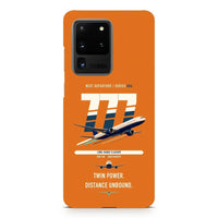 Thumbnail for Boeing 777-300ER design on samsung case - orange