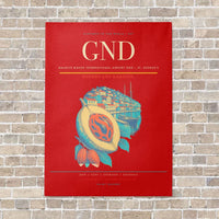 Thumbnail for Maurice Bishop International Airport GND — St. George's vertical canvas print - no frame - red background