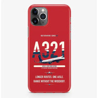 Thumbnail for Airbus A321LR Case ProMax design on red iphone case promax