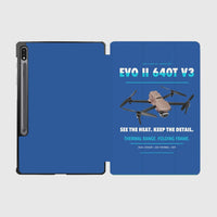 Thumbnail for Autel EVO II Dual 640T V3 design on blue samsung tablet tablet case