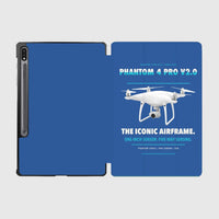 Thumbnail for DJI Phantom 4 Pro V2.0 design on blue samsung tablet tablet case