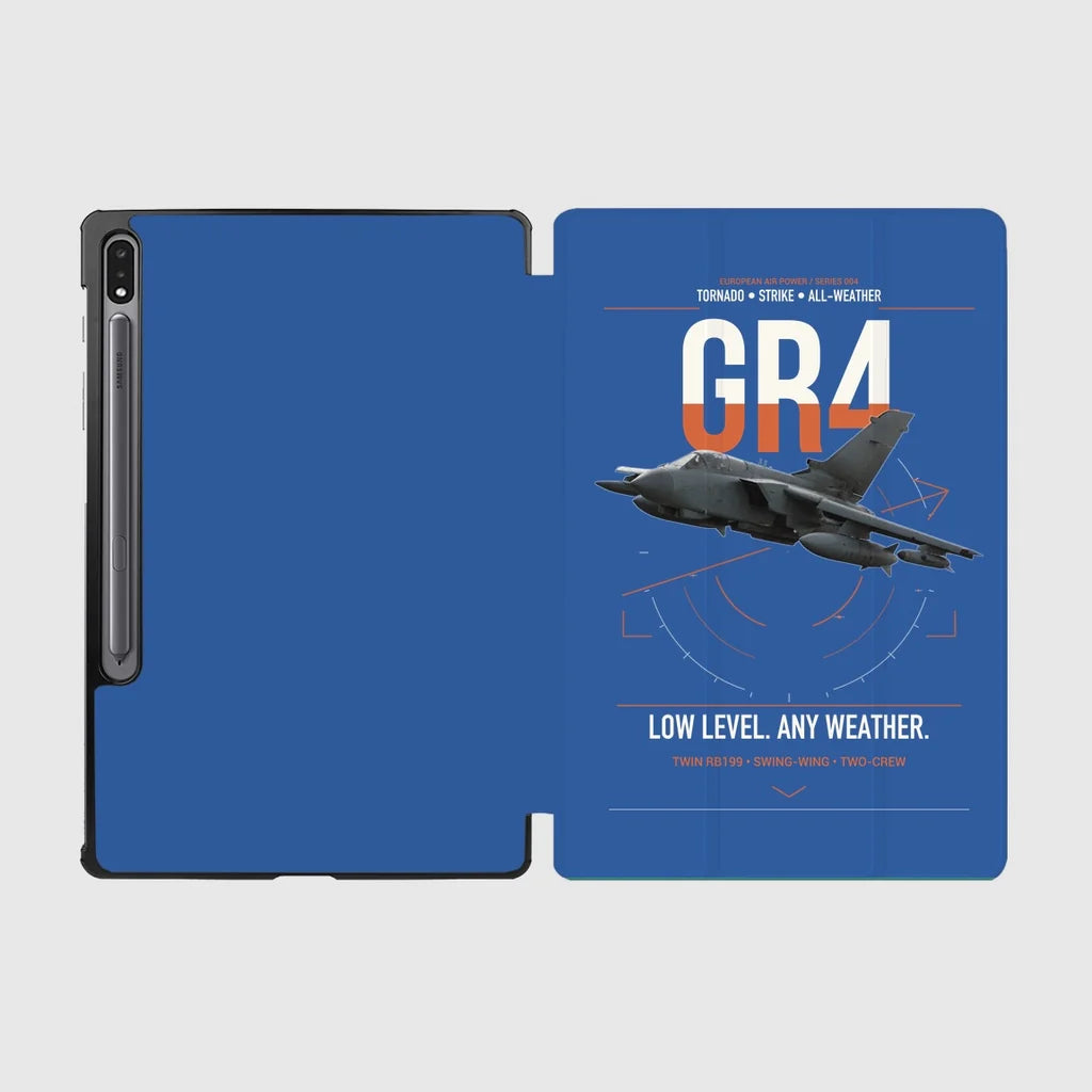 Panavia Tornado GR4 design on blue samsung tablet tablet case