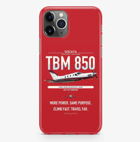Thumbnail for Socata TBM 850 design on red magsafe iphone case, for iPhone Pro Max