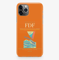 Thumbnail for Fort-de-France Airport (FDF) design on orange iPhone 16 Pro MagSafe case
