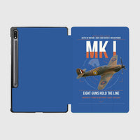 Thumbnail for Hawker Hurricane Mk I design on blue samsung tablet tablet case