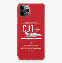 Thumbnail for Cessna Citation CJ1+ design on red magsafe iphone case, for iPhone Pro Max