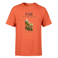 Thumbnail for Fort Smith Airport (FSM) Premium T-Shirt Orange