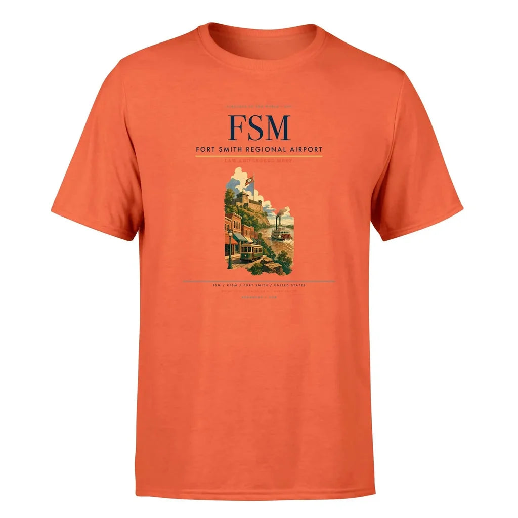 Fort Smith Airport (FSM) Premium T-Shirt Orange