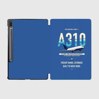 Thumbnail for Airbus A310-300P2F design on blue samsung tablet tablet case