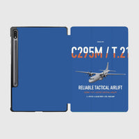 Thumbnail for Airbus C295M T.21 design on blue samsung tablet tablet case