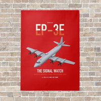 Thumbnail for EP-3E ARIES II vertical canvas print - no frame - red background