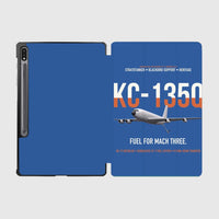 Thumbnail for KC-135Q Blackbird Tanker design on blue samsung tablet tablet case