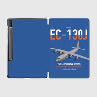 Thumbnail for EC-130J Commando Solo III design on blue samsung tablet tablet case