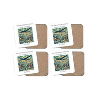 Thumbnail for The Dropped Supplies - Designed Coasters design on white 4-pieces-set