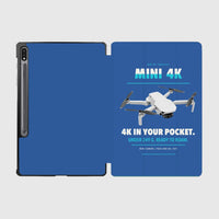 Thumbnail for DJI Mini 4K design on blue samsung tablet tablet case