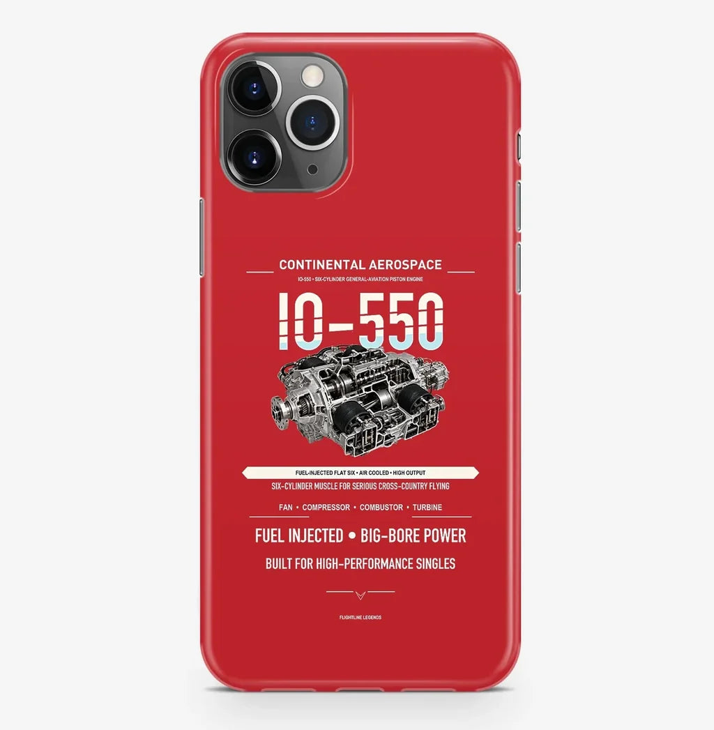 IO-550 Case ProMax design on red iphone case promax