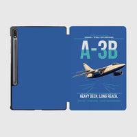 Thumbnail for A-3B Skywarrior design on blue samsung tablet tablet case