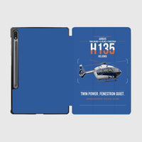Thumbnail for Airbus H135 design on blue samsung tablet tablet case