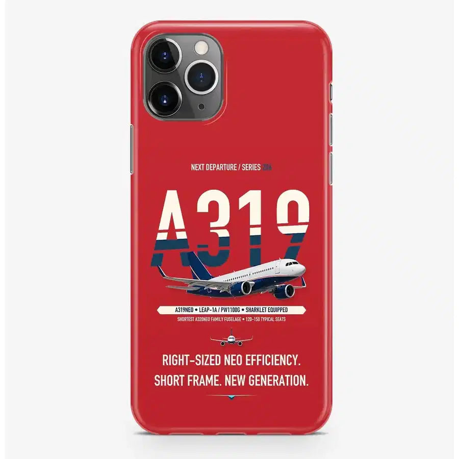 Airbus A319neo Case ProMax design on red iphone case promax
