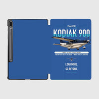 Thumbnail for Daher Kodiak 900 design on blue samsung tablet tablet case