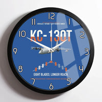 Thumbnail for KC-130T NP2000 design on blue framed wall clock
