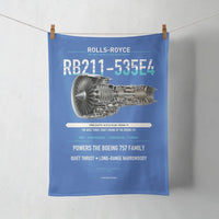 Thumbnail for RB211-535E4 design on blue towel