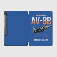 Thumbnail for AV-8B Harrier II design on blue samsung tablet tablet case