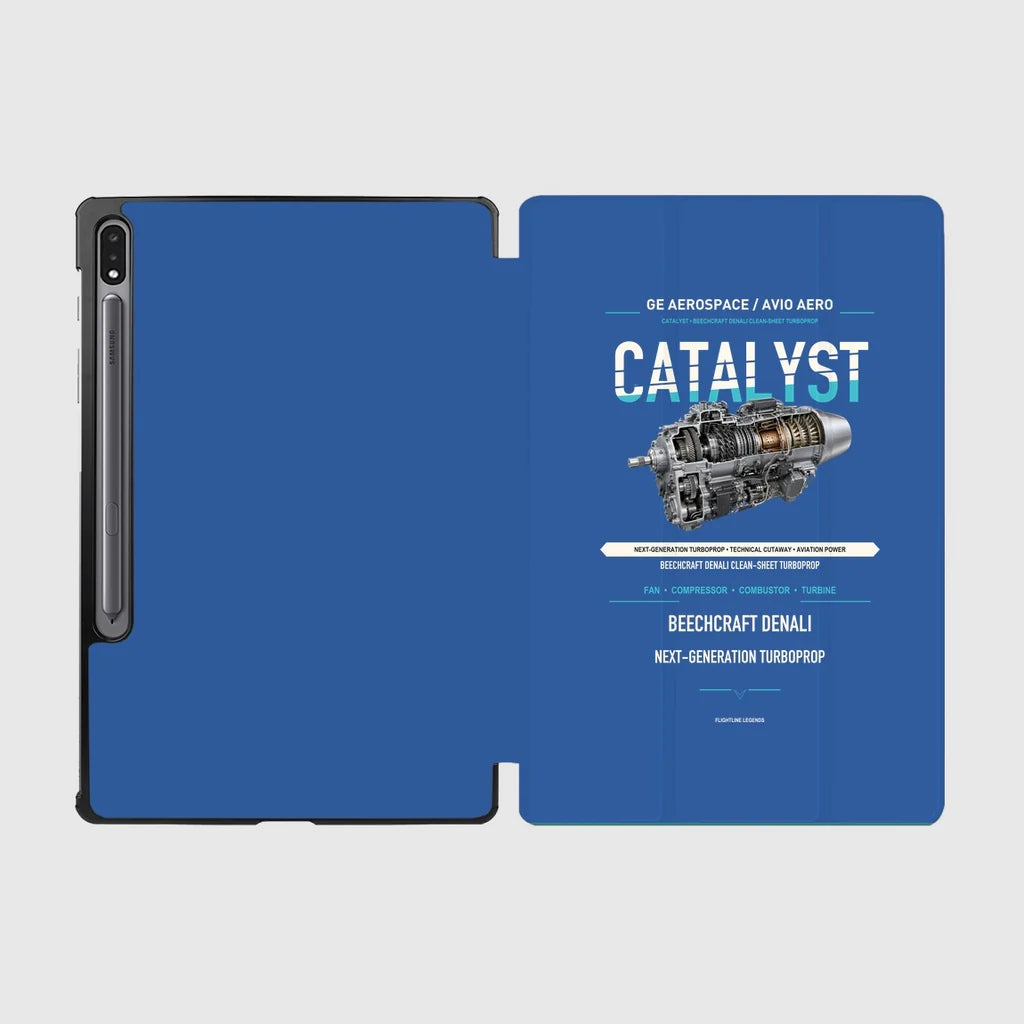 CATALYST design on blue samsung tablet tablet case