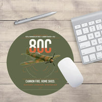 Thumbnail for IAR 80C design on green army round mouse pad