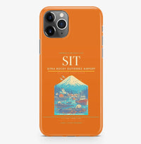 Thumbnail for Sitka Airport (SIT) design on orange iPhone 16 Pro MagSafe case