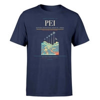 Thumbnail for Matecaña International Airport (PEI) T-Shirt single-side front print in Navy Blue | matecaña-international-airport-pei-double-side-t-shirt