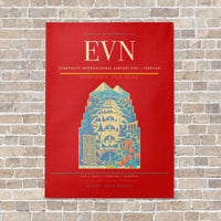 Thumbnail for Zvartnots International Airport EVN — Yerevan vertical canvas print - no frame - red background