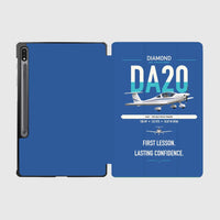 Thumbnail for Diamond DA20 design on blue samsung tablet tablet case