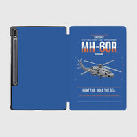 Thumbnail for Sikorsky MH-60R Seahawk design on blue samsung tablet tablet case