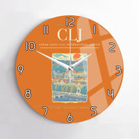 Thumbnail for Avram Iancu Cluj International Airport CLJ Wall-Clock No-Frame - Orange