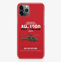 Thumbnail for AgustaWestland AH-129D Mangusta design on red magsafe iphone case, for iPhone Pro Max
