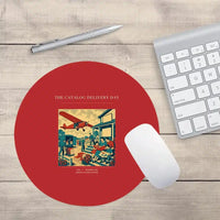 Thumbnail for VINTAGE G4412 - The Catalog Delivery Day - Designed Mouse Pads design on red round