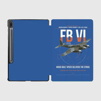 Thumbnail for de Havilland Mosquito FB VI design on blue samsung tablet tablet case