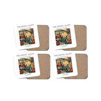 Thumbnail for The Dining Aloft - Designed Coasters design on white 4-pieces-set