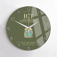 Thumbnail for Wichita Dwight D. Eisenhower National Airport ICT Wall-Clock No-Frame - Green Army