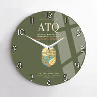 Thumbnail for Sri Guru Ram Dass Jee International Airport Amritsar ATQ Wall-Clock No-Frame - Green Army