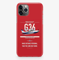 Thumbnail for Beechcraft Bonanza G36 design on red magsafe iphone case, for iPhone Pro Max
