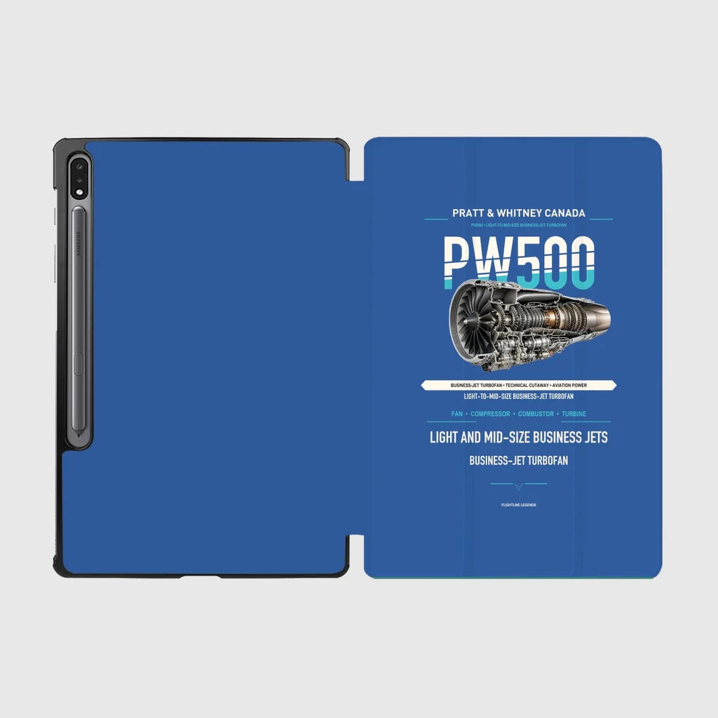 PW500 design on blue samsung tablet tablet case