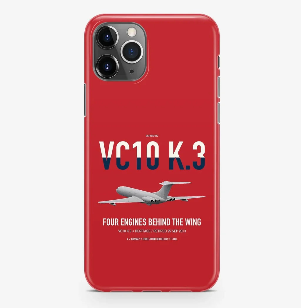 Vickers VC10 K.3 design on red magsafe iphone case, for iPhone Pro Max