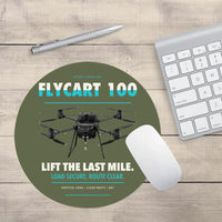 Thumbnail for DJI FlyCart 100 design on green army round mouse pad