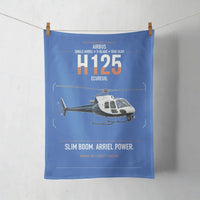 Thumbnail for Airbus H125 design on blue towel
