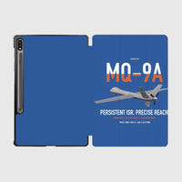 Thumbnail for MQ-9A Reaper design on blue samsung tablet tablet case