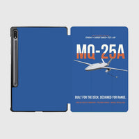 Thumbnail for MQ-25A STINGRAY design on blue samsung tablet tablet case