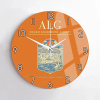Thumbnail for Houari Boumediene Airport ALG Wall-Clock No-Frame - Orange